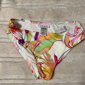 Soma Colorful Floral Bikini Bottom